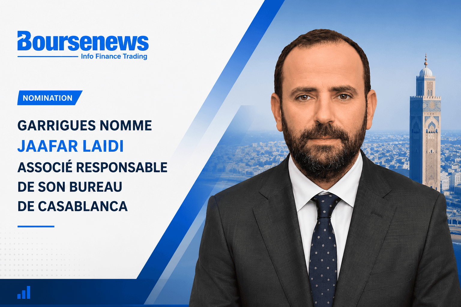 Garrigues Appoints Jaafar Laidi as Head of Casablanca Office